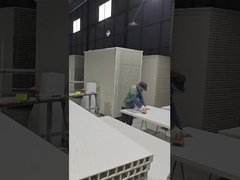 2100*800*45mm 소음 감축 곤충 방지 WPC 내부 문 페인트 무료