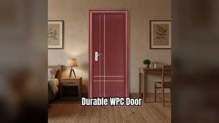 WPC 빈 문: 내구성 있는 습기 방지 및 방음