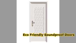 내구성이 뛰어난 WPC 내부 도어 친환경 및 방음