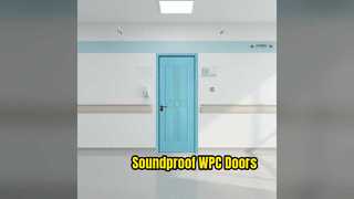 WPC 도어 방음 단열 현대적인 디자인